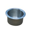 Universal Replacement Metal Cup Holder, Silver, 3 3/8" Diameter