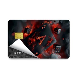 4-Pack Credit & Debit Card Stickers – Waterproof Matte Card Skins & Covers for Credit, Debit, ATM & Transit Cards – Chip & Full Cover Options – Universal Fit Card Decals (G)