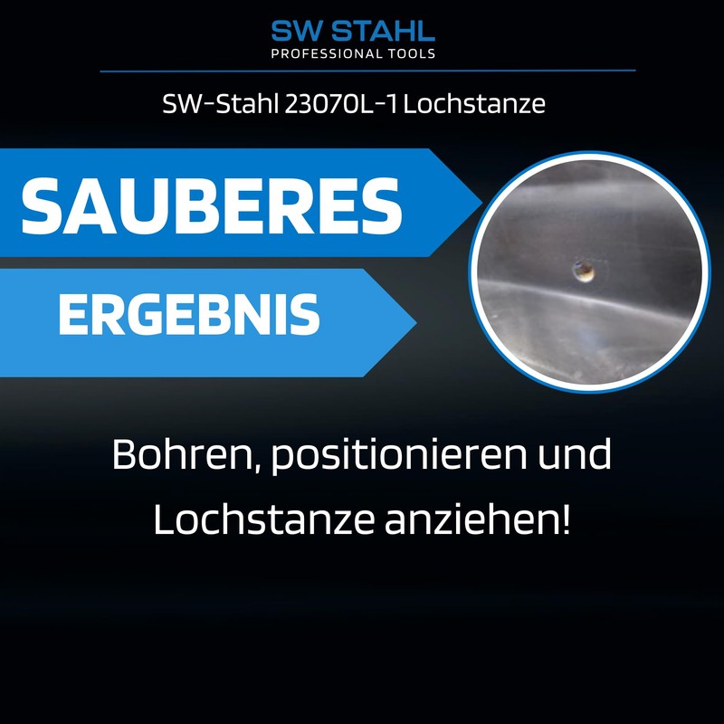 SW-Stahl 23070L-1 Hole Punch 18.2 mm for Parking Sensors