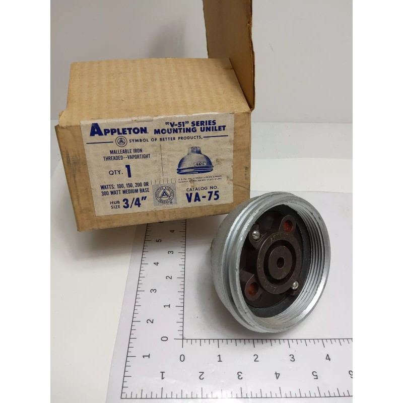 Appleton VA75-A Pendant Mounting Hood 3/4" (NIB)