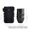JJC Lens Bag Protective Case, black, L, Lens Pouch