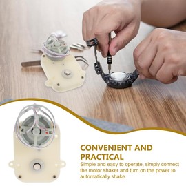 Safigle Automatic Watch Winder: Counter Shaker Motor Low Noise Micro Gear Motor for Watch Winder Motor - Plastic and Metal Material Motor with Gear for Automatic Watches Jewellery
