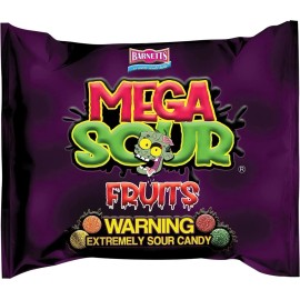 Barnetts Mega Sour Fruits Candy 104g Extreme Sour Gluten Free Treat