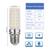 VINBE E27 LED Corn Bulbs, Edison Screw, 12W, 100W Incandescent