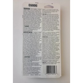 E6000 Multiuse Industrial Strength Adhesive -Clear - 0.5oz Tubes (10 pack)