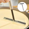 CVDYWDJIE 2 Pieces Black Pancake Spreader Stainless Steel Pancake Tools