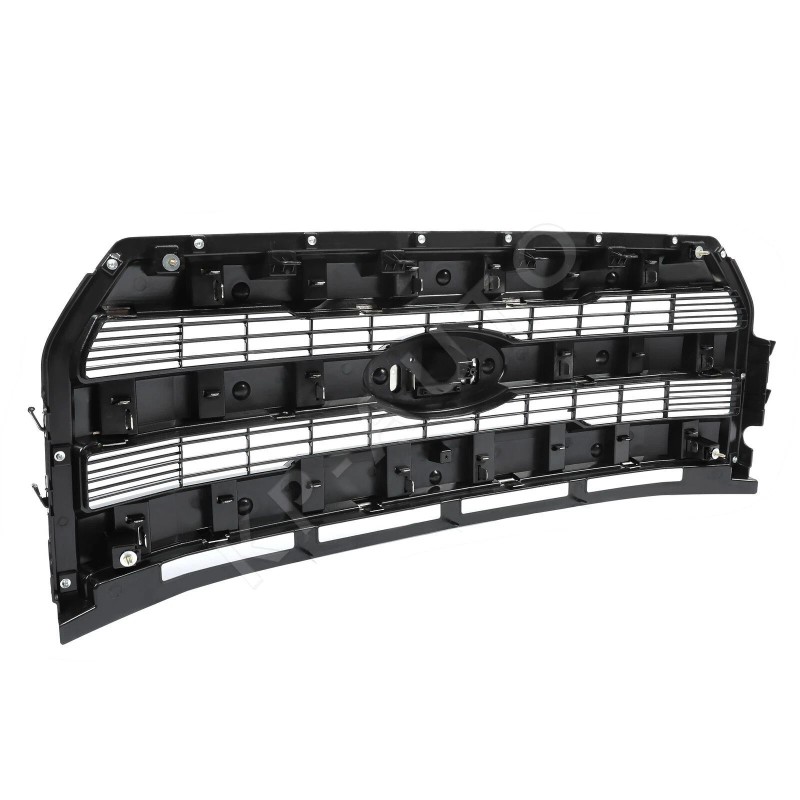 KingParts-Auto Chrome Front Upper Grille Grill W/O Camera For 2015