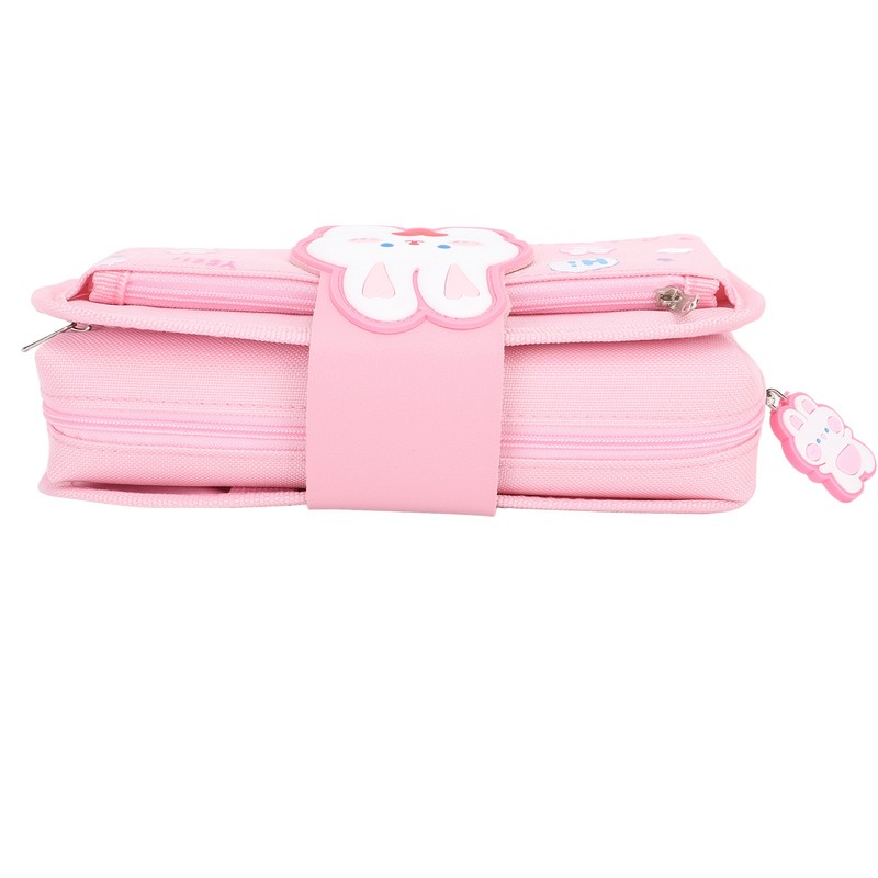 Large Pencil Case Canvas Detachable Portable Large Capacity Pencil Pouch
