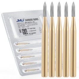 JMU Trimming&Finishing Carbide Burs, Needle, 12 Blades, FG #7901, 5/pk (ISO No. 247/009)