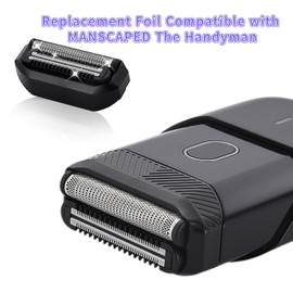 Replacement Foil Blades compatible with Manscaped Razor Blades Replacement Clipper Blades Groin Hair Foil Shaver Head for Close Body Hair Grooming(2 Pack)