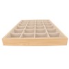 Jewelry Storage Display Trays Multipurpose 24 Grids Jewelry Tray for