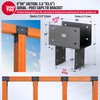 DOOTOO Stainless Steel Pergola Brackets, 4x4(Actual 3.5"x3.5") Post to Beam