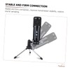 SUPVOX 1set Professional USB Condenser Microphone Tripod Stand and Gain