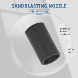 Haptufer 35X20X8mm Sandblasting Machine Accessories Parts Class I Pure Boron Carbide Nozzle Sandblasting Tip Abrasive Blasting Nozzle
