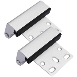 Home Security Door Lock, 2 Pack Childproof Door Reinforcement Lock Withstand 800 lbs, Aluminum Alloy Door Locks for Front Door, Add High Security to Home Prevent Unauthorized Entry, Silver