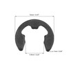 uxcell E-Clip Circlip - 12mm External Retaining Shaft Snap Ring