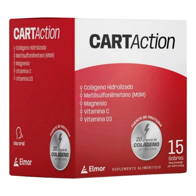 Suplemento Alimenticio Elmor Cartaction Caja Sobres