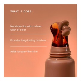 Naturium Phyto-Glow - Bálsamo labial hidratante para el cuidado de los labios con un acabado brillante, 0.34 oz Chai