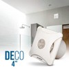 Masterfan Extractor de Aire Deco Led 4" color Blanco