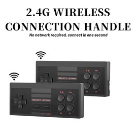 Extreme Mini Game Box with 2 Wireless Controllers, Retro Game Stick 2.1 for TV with Classic Game Emulator