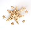Christmas Tree Topper Star Made of Straw, Christmas Tree Topper