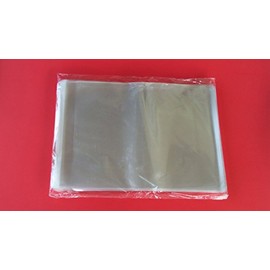 100 8 1/4 "x 10 1/8" Clear Resealable Cello Bag Plastic Envelopes Cellophane