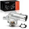 A-Premium Engine Coolant Thermostat Housing Assembly Compatible with Volkswagen Touareg