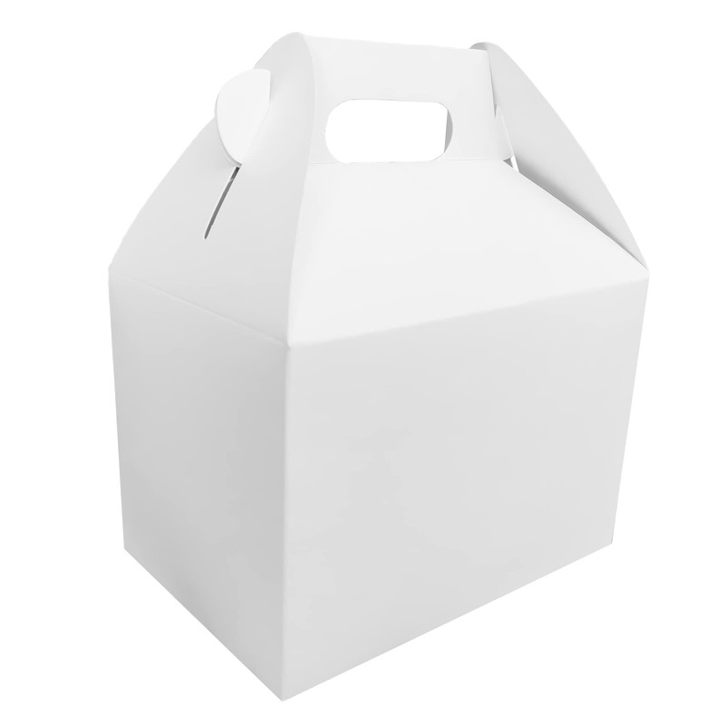 Caja de Cartón Box Lunch Mini Color Blanco (25 pzs)