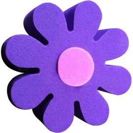 Essivox Purple Daisy Car Antenna Topper, Dashboard Dangler, Aerial Ball Decoration, Auto Mirror Dangler