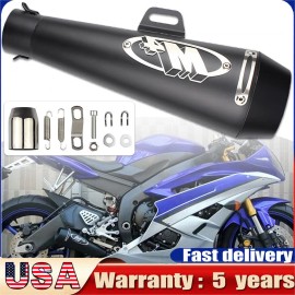 Gearzaar For GSXR750 Suzuki GSXR600 GSX-R600 2011-21 M4 GP Slip On Exhaust Black Muffler