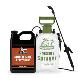 Garden Pump Sprayer + 1G Mulch Glue KIT