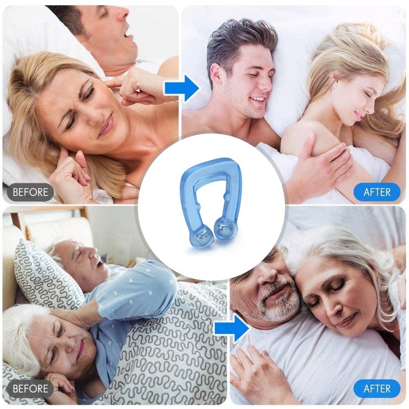 6 pc Anti Snore Devices, Magnetic Anti Snore Clip Reusable