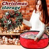 Dunzy 8 Pieces Christmas Wreath Storage Bag Garland Wreath Container