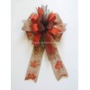 Autumn Lantern BOW ONLY, Thanksgiving Wreath Bow Maple Leaves Wedding