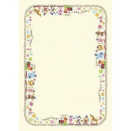 sasagawa Diploma Paper A4 Paper Size Animal 10 – 1700 Bulk 00030400 [Set of 5]