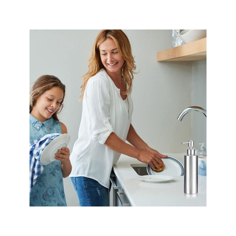 ARKTEK -Stainless Steel Countertop soap dispenser Rust Proof Liquid Hand