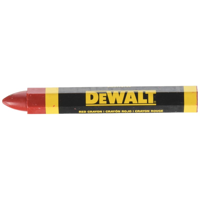 DEWALT DWHT72720 Red Lumber Marking Crayon 2 pack