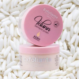 Isarena Beautyline´s Exfoliante Facial Sales marinas asiaticas 200ml Scrub Pink Face Piel limpia, tonificada - Rostro radiante sin impurezas Anti-Aging no Parabens - Hyaluronic Acid & Asiatic Salts