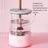 Limpiador de brochas de maquillaje eléctrico, fácil y práctico compañero