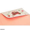 ST-ZKU0030 Bear School Clipboard Apple Girl Jackie Beige/Coral