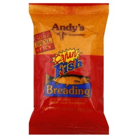 Andy's Cajun Fish Breading 10 Oz(Pack of 2)