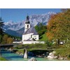 CALVENDO Puzzle Church at Ramsau 1000 Pieces Laying Size 64