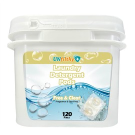 UNfilthy Concentrated Unscented Laundry Pacs (120)