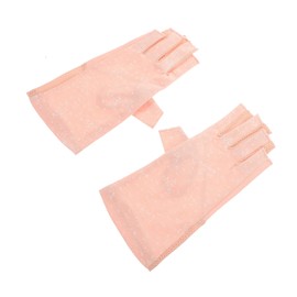 FOMIYES Uv Hand Protector Manicure Gloves Anti-uv Nail Soft Material Easy Clean for Travel Work