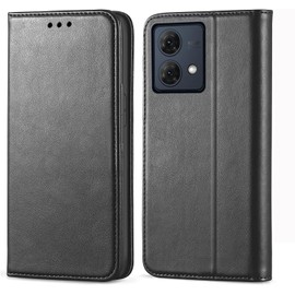 FORZARMOR for Oppo A5 Pro 5G Global Version (6.67 Inch) Case, Wallet Cover PU Leather Pockets Shockproof Magnetic Flip Card Holder (for Oppo A5 Pro, Black)