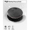HEYMYTAP Brass Tall Bathroom Faucet 1 Hole, Oil Rubbed Bronze