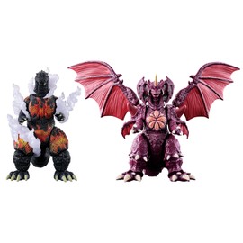 Bandai Godzilla Action Figure Burning Godzilla VS Destroyer Battle Set