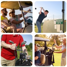 Craftsman Golf Universal Magnetic Black Nylon Rangefinder Strap (Black)