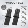 2 Sets Washing Machine Drain Hose Connector, Dishwasher Pipe Connector