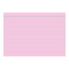 RNKVERLAG 115053 Index Cards Lined 7 mm Pink DIN A5
